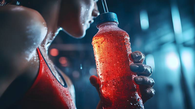 Boisson énergétique isotonique pour hydratation et endurance