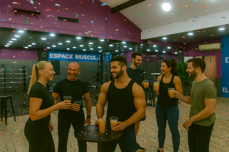 Chez Elifit Club, le sport rime avec convivialité, animations festives, dégustations et rencontres motivantes entre adhérents passionnés